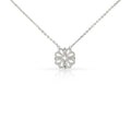 Magnetic Hearts Clover Pendant Necklace