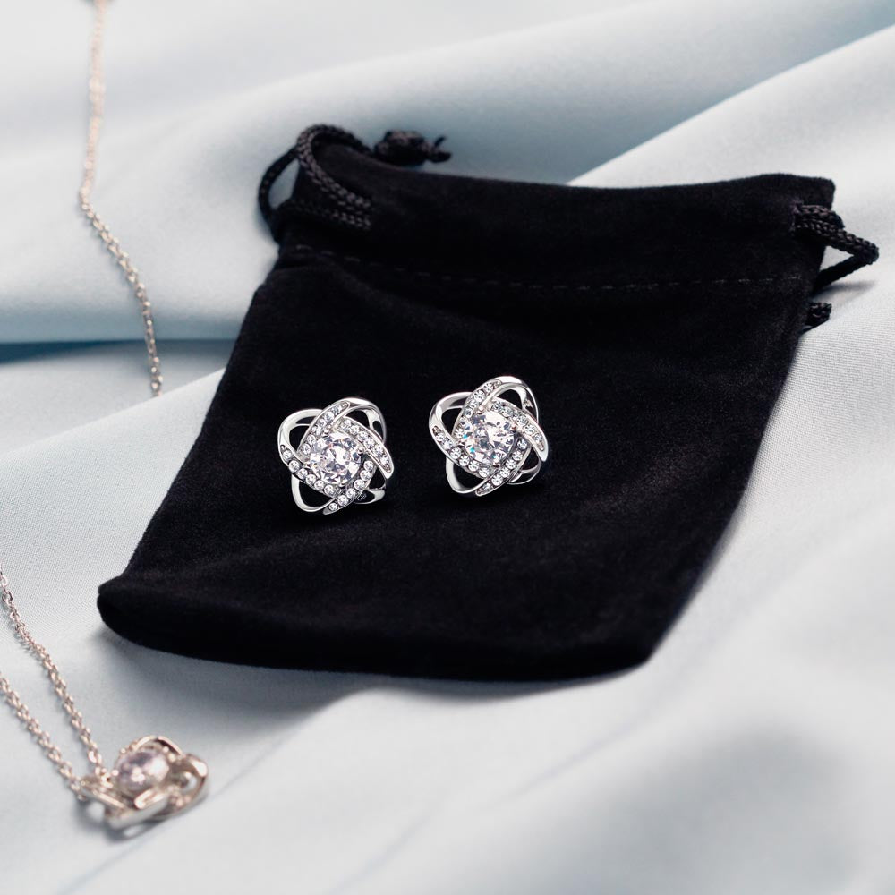 Love Knot Necklace & Earring Gift Set – Mother's Day