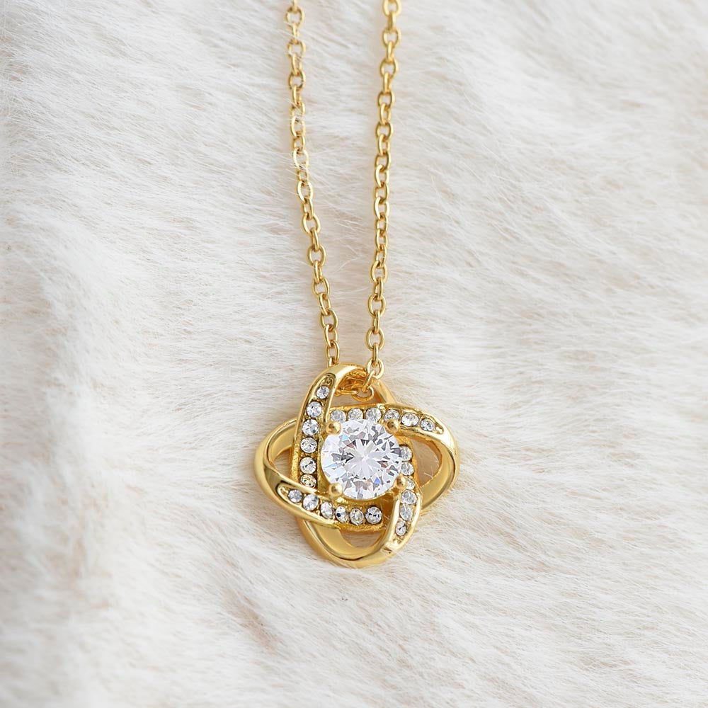 Love Knot Necklace Gift for Mom from Daughter