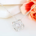 Love Knot Pendant Necklace – Gold-Plated Stainless Steel