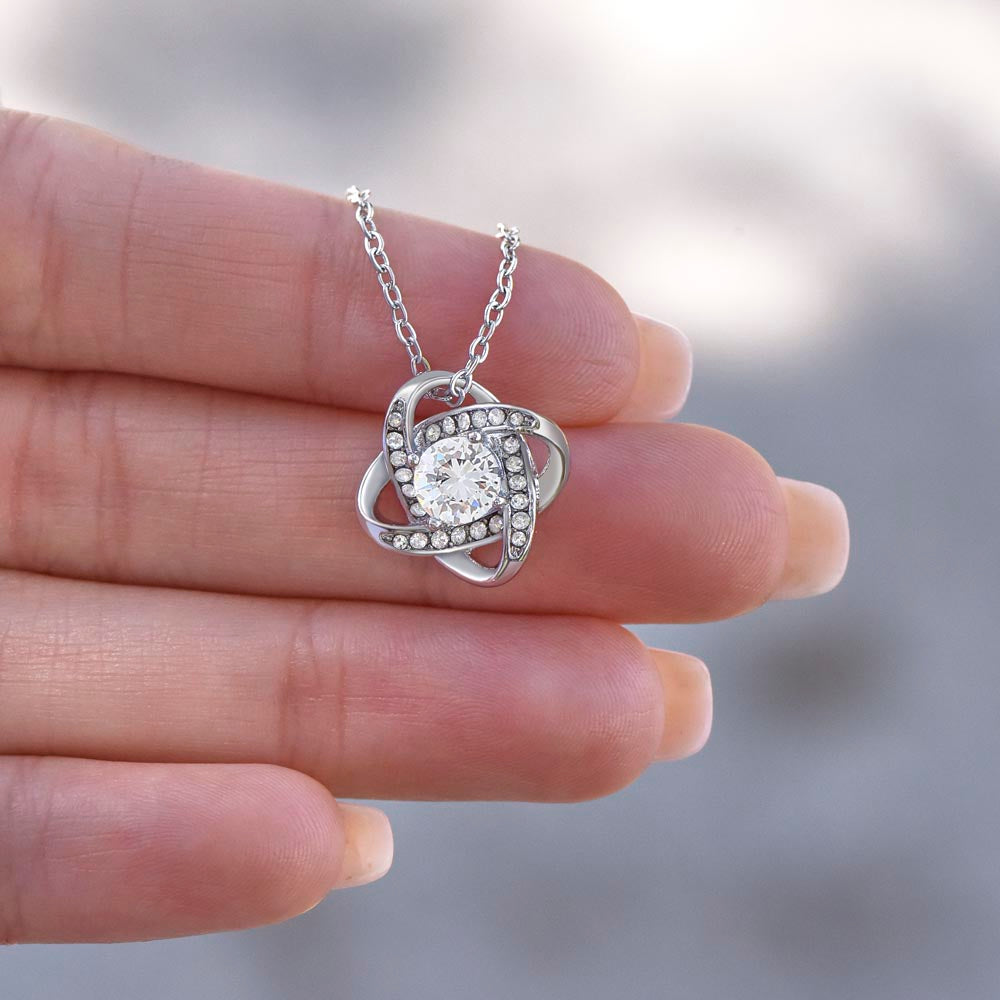 Love Knot Necklace Gift for Mom from Daughter