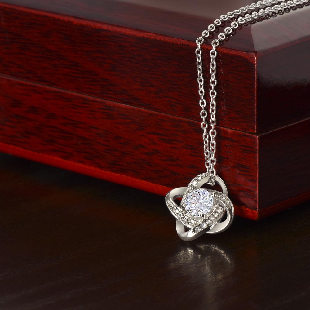 Love Knot Necklace Gift for Mom from Daughter