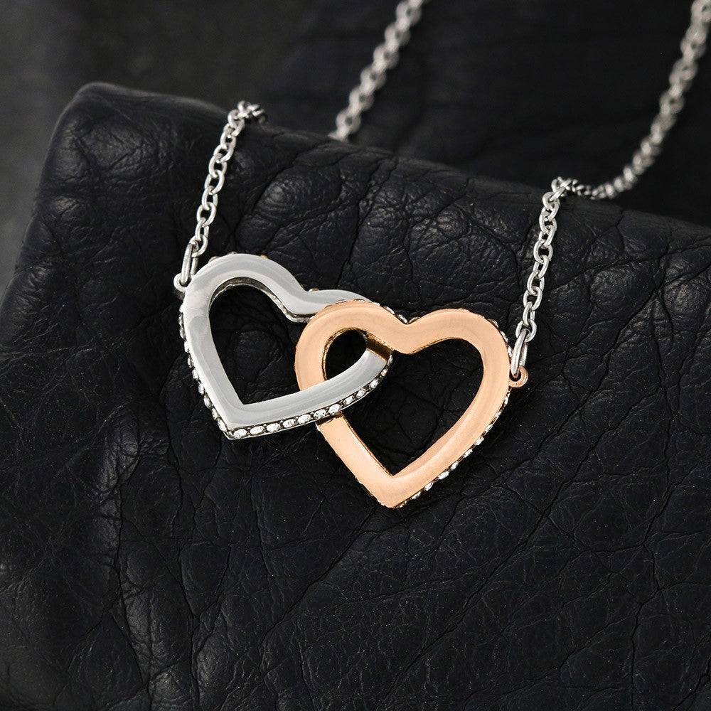 Interlocking Hearts Wife Necklace from Husband
