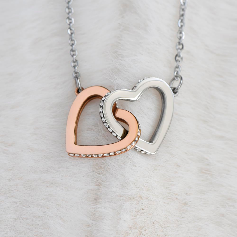 Interlocking Hearts Wife Necklace from Husband